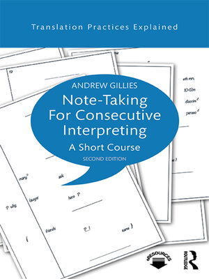 cover image of Note-taking for Consecutive Interpreting